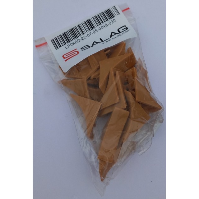 Тапа за водобранна лайсна Salag, Карамел, 03/25/39/47/49/50 | цена за 1бр