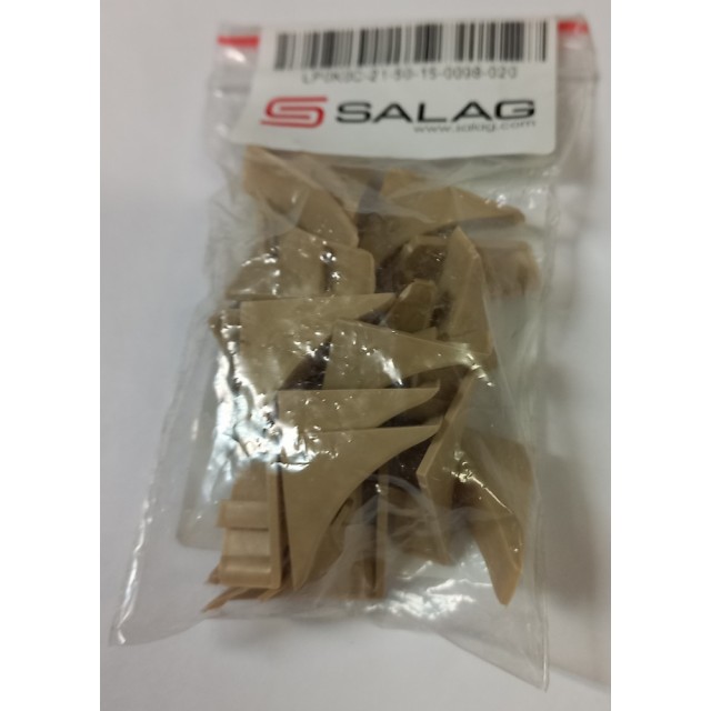 Тапа за водобранна лайсна Salag, Бежов, 13/14/17/22/26/35/55 | цена за 1бр