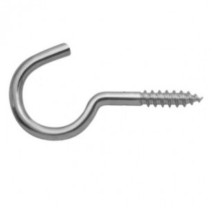 Кука отворена Vormann 65 х 22 мм с винт 4.7 мм / 2бр. / | цена за 1бр