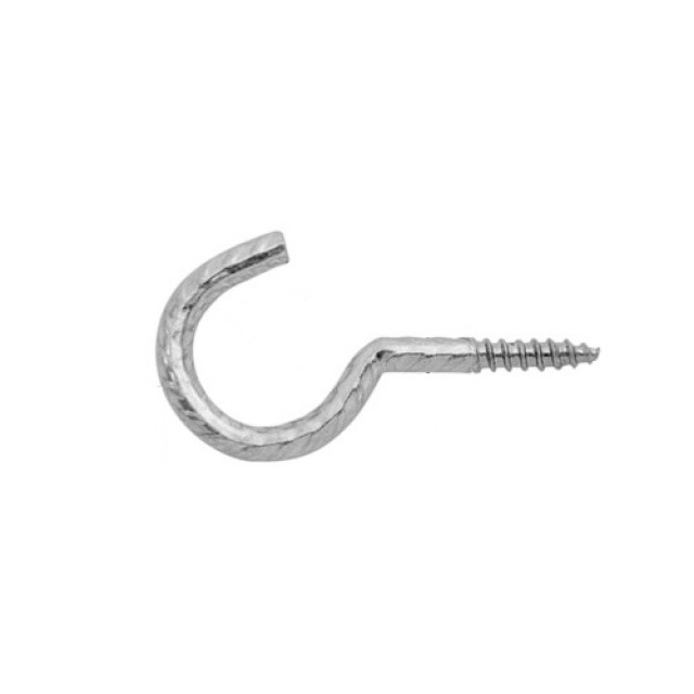 Кука декоративна отворена Vormann 60 х 18 мм с винт 5.2 мм / 2бр. / | цена за 1бр