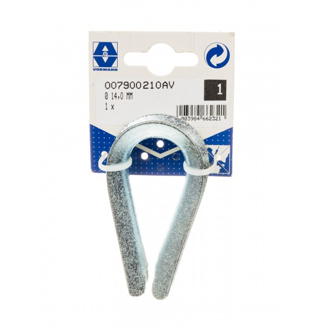 Коуш-скоба с ухо за въже Vormann ф 14 мм, 61.0 х 28 мм | цена за 1бр