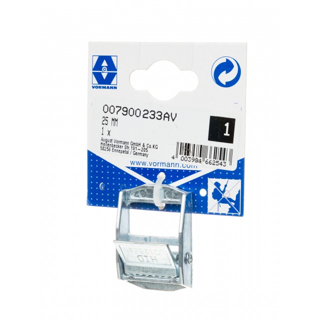 Катарама метална заключваща за колан с ширина до 25 мм Vormann | цена за 1бр