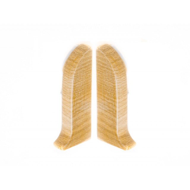 Тапи лява и дясна  за перваз SG56/79 Salag, Пастелен ясен 2бр. блистер | цена за 1блистер