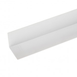 Ъглов PVC V-профил Salag 101, Бял 20 х 20 мм | цена за 1бр