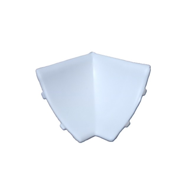 Вътрешен ъгъл за водобранна лайсна Salag, Бял, 20/56 | цена за 1бр