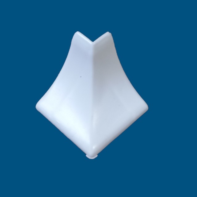 Външен ъгъл за водобранна лайсна Salag, Бял, 20/56 | цена за 1бр