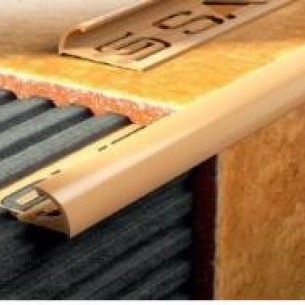 Външен ъгъл за плочки PVC 9мм Salag 05 слонова кост 2.5м | цена за 1бр