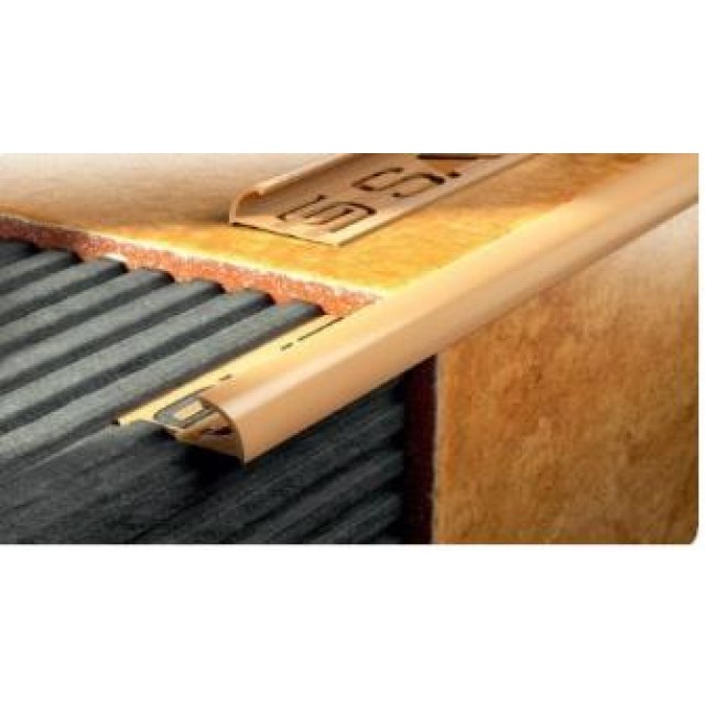 Външен ъгъл за плочки PVC 9мм Salag 05 слонова кост 2.5м | цена за 1бр