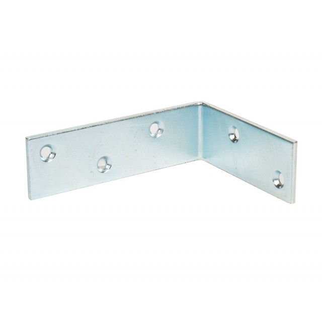 Планка усилен ъгъл разнораменен Vormann 100 х 75 мм / ш.30 мм,д.3.0 мм / | цена за 1бр