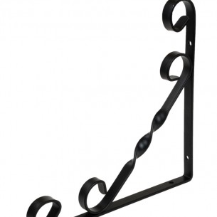 Конзола декоративна Vormann 205 х 205 х 14 мм, Черен | цена за 1бр