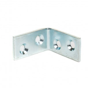 Планка усилен ъгъл Vormann 40 х 40 мм / ш.20 мм,д.3.0 мм / | цена за 1бр