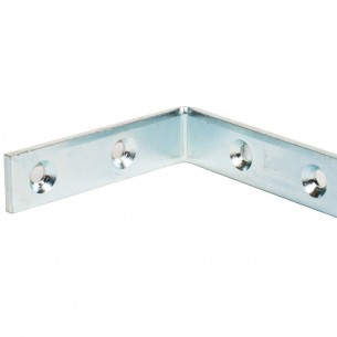 Планка усилен ъгъл Vormann 80 х 80 мм / ш.20 мм,д.5.0 мм / | цена за 1бр