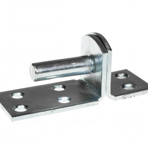 Носач за рамо ф10 мм Vormann с планка 85 х 33 х 3 мм и бексет 9.3 мм | цена за 1бр