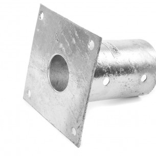 Стъпка стоманена кръгла Vormann ф81 мм / основа 150 х 150 мм / | цена за 1бр