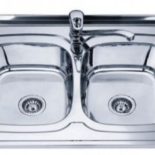 Двойна мивка за кухня Cascada Алпака 80 x 60 x 18 см | цена за 1бр