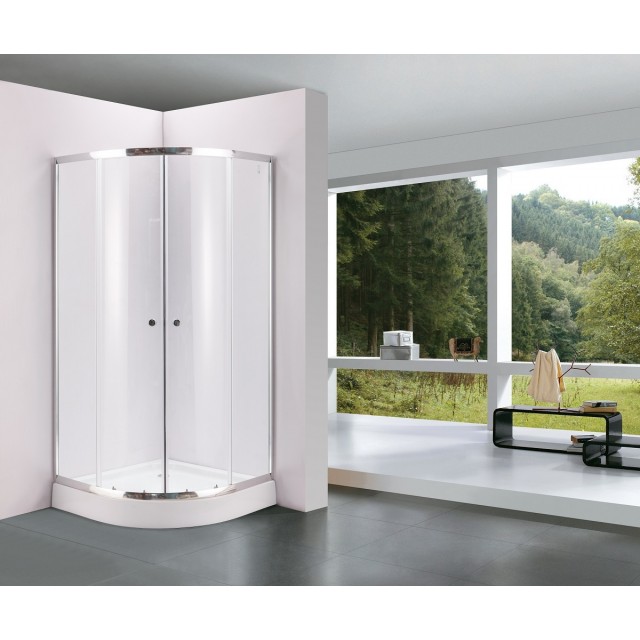 Овална душ кабина без корито Cascada 8120ER, 90 x 90 x 180 см | цена за 1бр