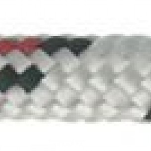 Въже PP ф12 мм бяло/черно/червено Vormann плетено 24 жилно / якост 1760 кг / | цена за 1линм