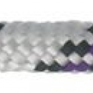 Въже PP ф10 мм бяло/черно/синьо Vormann плетено 24 жилно / якост 1300 кг / | цена за 1линм