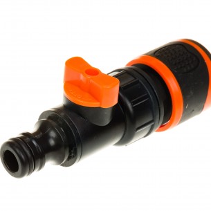 Бърза връзка Soft grip права с кран | цена за 1бр