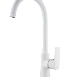 Едноръкохватков смесител за кухня Cascada Life бял | цена за 1бр Едноръкохватков смесител за кухня Cascada Life бял | цена за 1бр