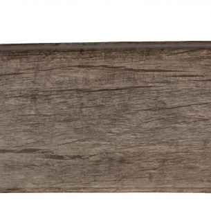 PVC перваз SG75/I0 Salag с кабел канал, Тъмен банертон, 2.2 м | цена за 1линм