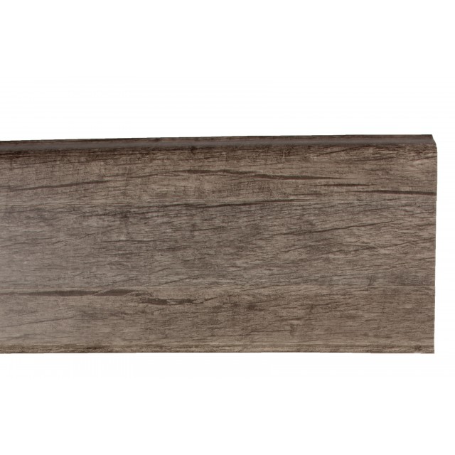 PVC перваз SG75/I0 Salag с кабел канал, Тъмен банертон, 2.2 м | цена за 1линм