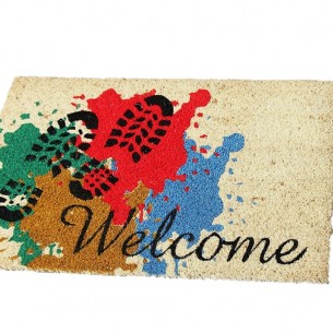 Изтривалка 40х60см Welcome steps My Garden TP11237 | цена за 1бр Изтривалка 40х60см Welcome steps My Garden TP11237 | цена за 1бр