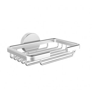 Решетъчна сапунерка Makena Round, Хром | цена за 1бр