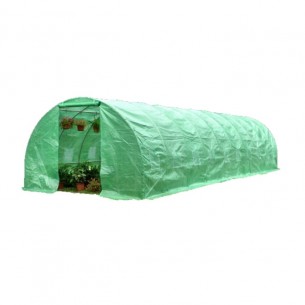 Оранжерия с 2 врати и 20 "прозореца" My Garden 1000 x 300 x 200 см зелена UV защита | цена за 1бр