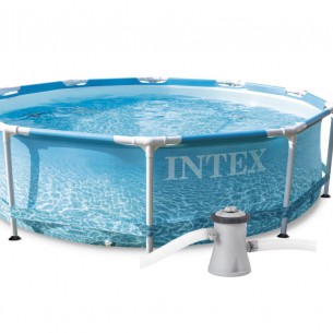 Басейн 3.05 х 0.76 м Intex 28208 с метална рамка + к-кт помпа и филтър | цена за 1бр