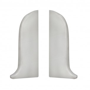 Тапи лява и дясна NG80/00 Salag за перваз, Бял 2бр. блистер | цена за 1пакет