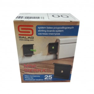 Клипс за монтаж на перваз Salag Siera 80,25 бр. опаковка | цена за 1кутия Клипс за монтаж на перваз Salag Siera 80,25 бр. опаковка | цена за 1кутия