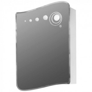 Горен шкаф за баня Макена Бъбъл с огледало, Бял | цена за 1бр Горен шкаф за баня Макена Бъбъл с огледало, Бял | цена за 1бр