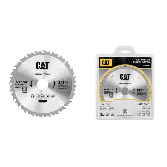 Диск за циркуляр CAT DA08001 184x30x1.4мм 24 зъба | цена за 1бр