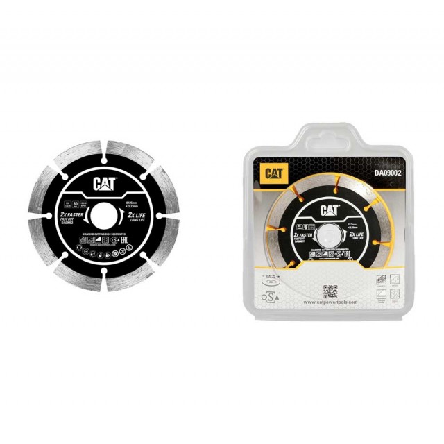 Диамантен сегментен диск CAT DA09002 125х22.23х2мм | цена за 1бр