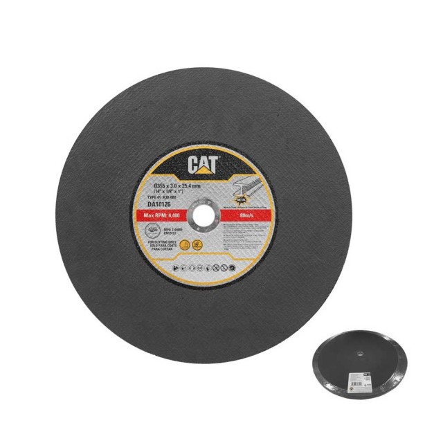 Диск за отрезен циркуляр CAT DA10126 355х3мм 5бр к-т | цена за 1бр