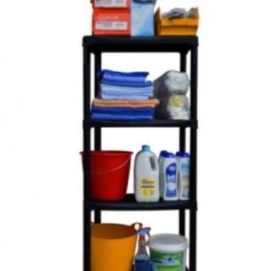 Стелаж PVC, 4 рафта х 20 кг, 60 х 30 х 133 см | цена за 1бр