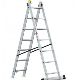 Стълба алуминиева 2 x 7 Multisystem 150 кг | цена за 1бр