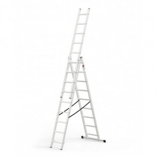 Стълба алуминиева 3 x 9 стъпала Multisystem 150 кг | цена за 1бр