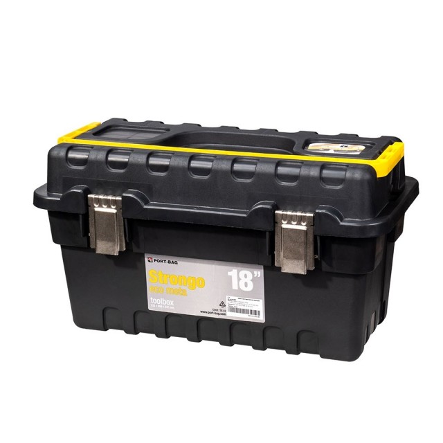 Куфар за инструменти метални закопчалки 18" Eco Meta Strongo 458 x 247 x 233 мм | цена за 1бр