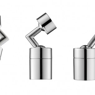 Месингов аератор с 360 градуса регулиране Cascada A201-3, Хром | цена за 1бр Месингов аератор с 360 градуса регулиране Cascada A201-3, Хром | цена за 1бр