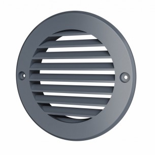 Декоративна решетка D150 с фланец ф125, ASA plastic, Сив, 12RKN | цена за 1бр