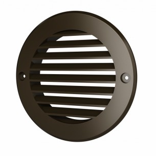 Декоративна решетка D150 с фланец ф125, ASA plastic, Кафяв, 12RKN | цена за 1бр