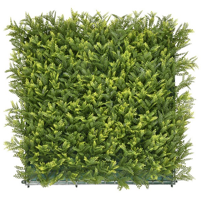 Пано 50х50см изкуствена зелена декорация Mimosa CCGA030 | цена за 1бр