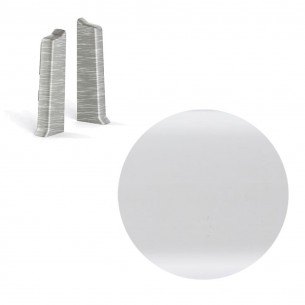 Дясна тапа NG62/00 Salag за перваз, Бял | цена за 1бр