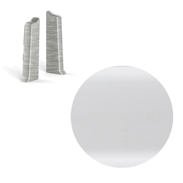 Дясна тапа NG62/00 Salag за перваз, Бял | цена за 1бр