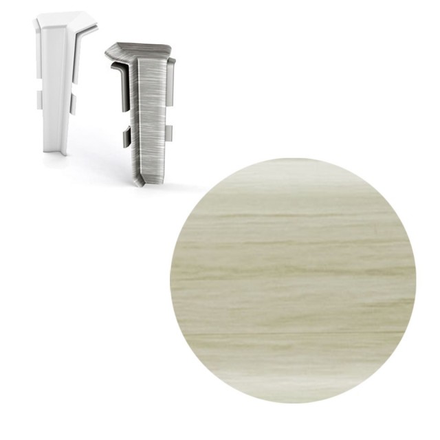 Вътрешен ъгъл NG62/28 Salag за перваз, Явор патина | цена за 1бр