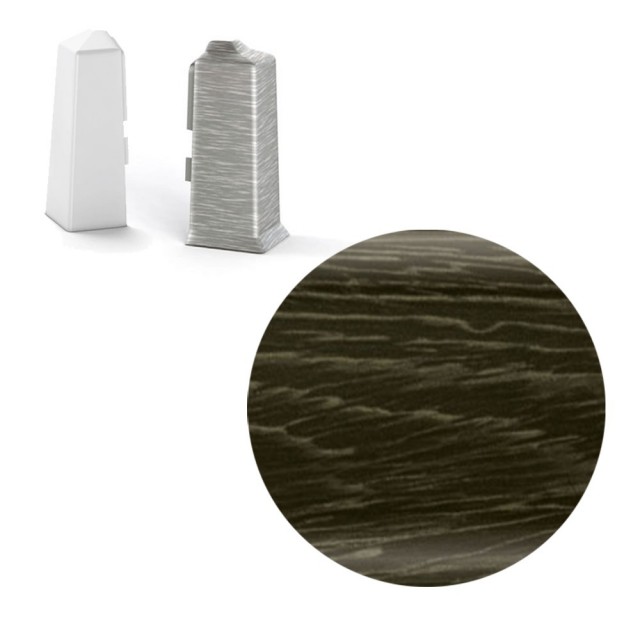 Външен ъгъл за перваз NG62/86 Salag, Опушен дъб | цена за 1бр