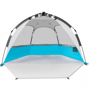 Плажна тента за 3-4 души, Светло синя, 218/125 х 123 х 124/104 см | цена за 1бр