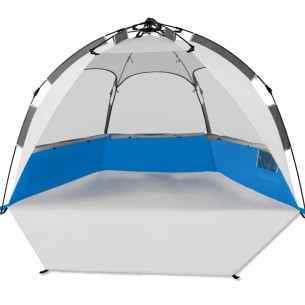 Плажна тента за 3-4 души, Tъмно синя, 218/125 х 123 х 124/104 см | цена за 1бр